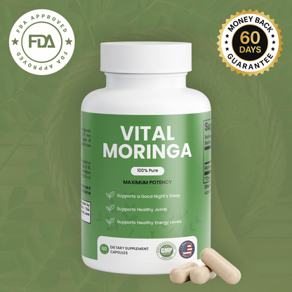 100% Organic Moringa Capsules