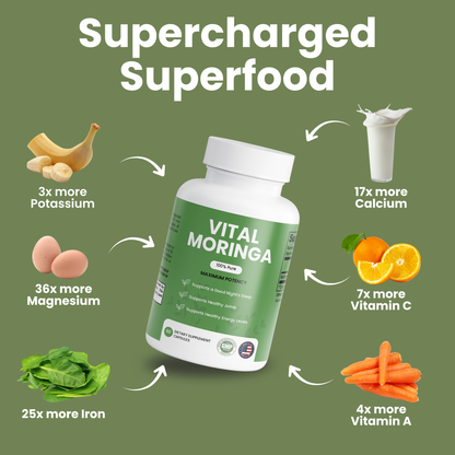 100% Organic Moringa Capsules
